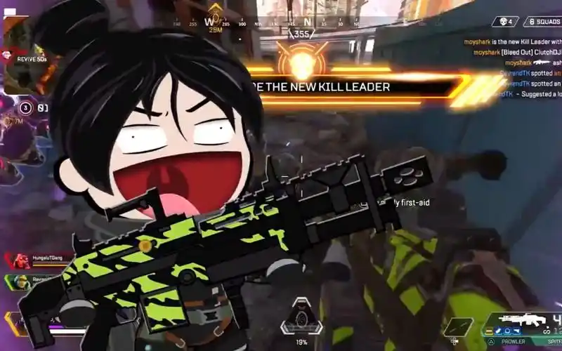 【apex】q版动画 - 当恶灵拿到了大喷火