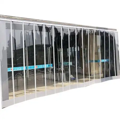 透明磁门帘 塑料自吸空调帘 pvc磁性门帘保温隔热四季通用