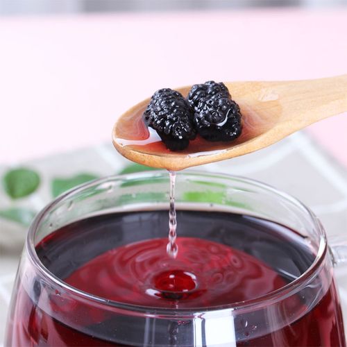 新疆桑葚干泡水喝即食桑椹果干特级泡酒野生桑椹干