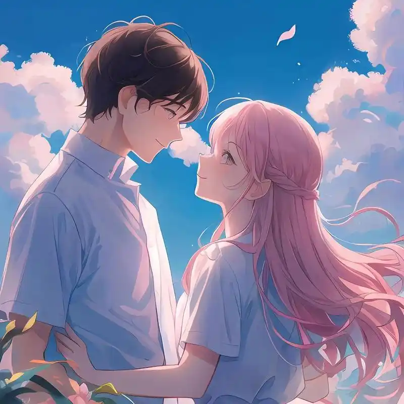 情人节2|唯美烂漫动漫头像|甜甜的恋爱         一个会心的微笑,一句