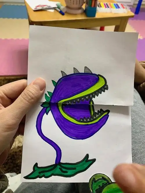 折叠画植物大战僵尸