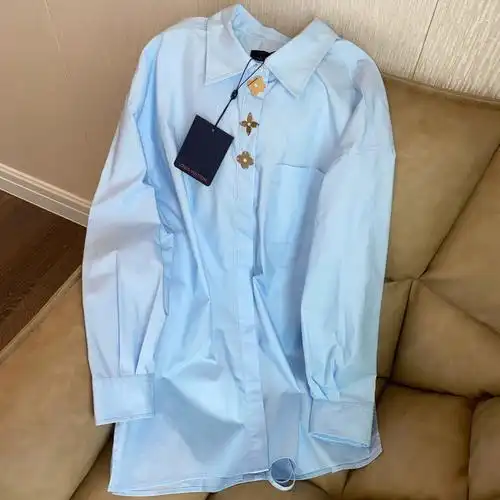 lv2022春夏五金扣长袖衬衫