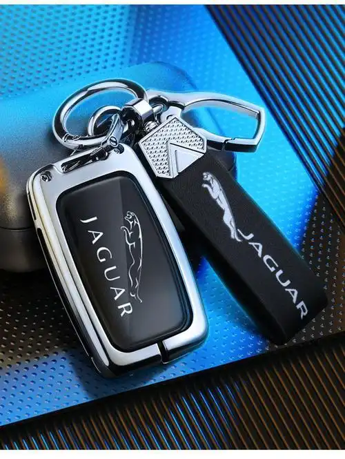 捷豹钥匙套xfl xel epace车fpace xjl高档汽车金属钥匙壳包扣男士