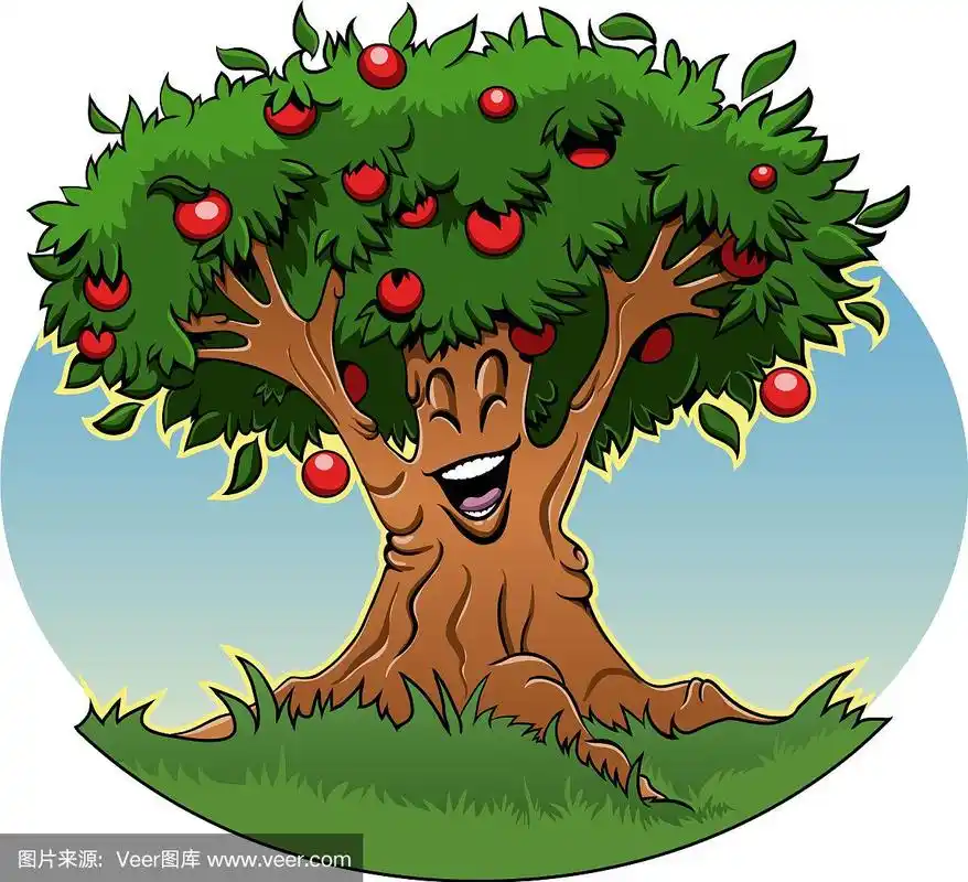 苹果树卡通