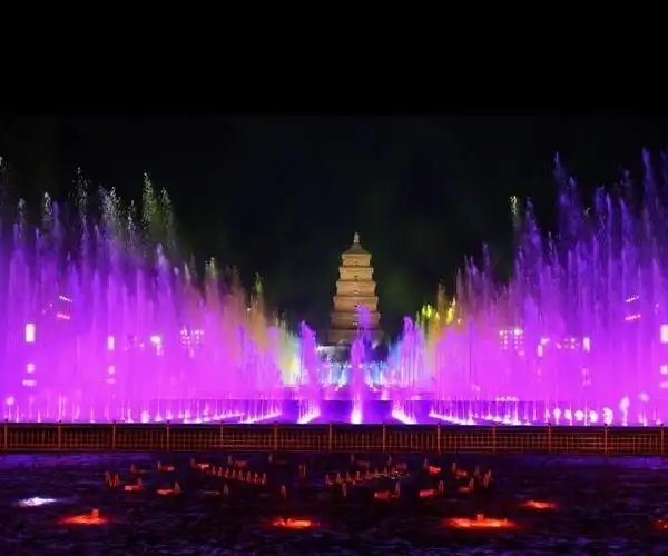 西安大雁塔音乐喷泉