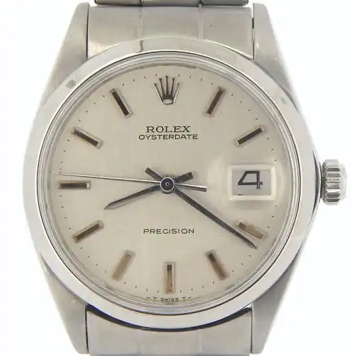 有关以下物品的详细资料: mens rolex stainless steel oysterdate w