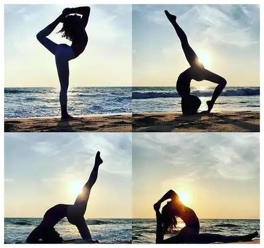 背影美到能杀人,也就只有练瑜伽的姑娘了!