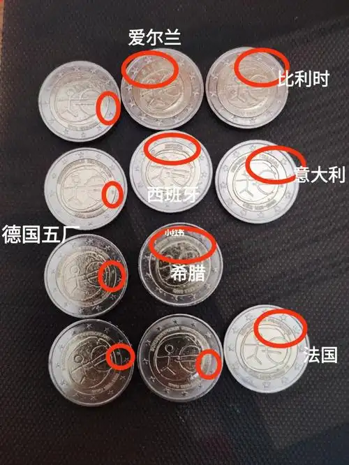 2欧元纪念币||经济和货币联盟成立 10 周年