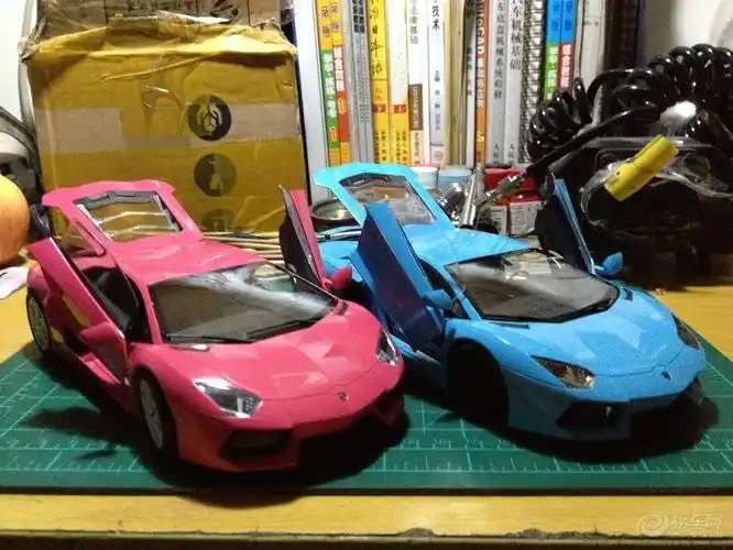 手工制作第三弹,意大利超跑兰博基尼aventador情侣款