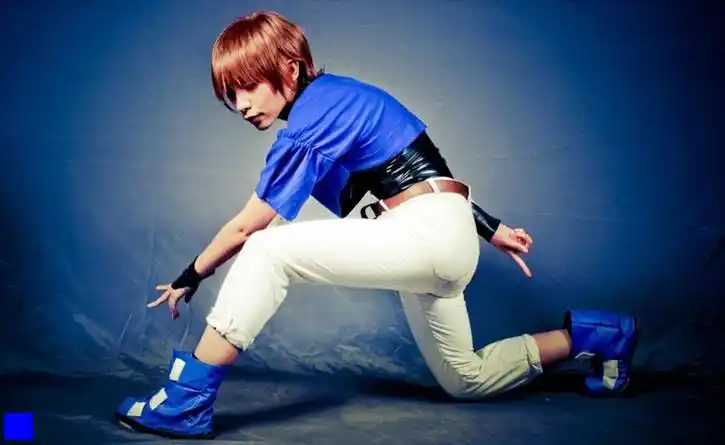 拳皇cos,"无水泥,不起舞",八神庵带上水泥,村口集合!