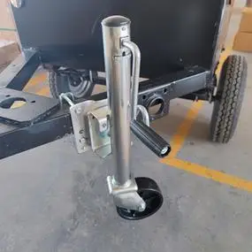 拖车导轮1200磅游艇拖挂房车千斤顶支架导向轮 手摇调节汽车改装