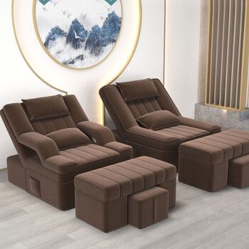 缦宛木足疗沙发电动按摩床足浴沙发椅足疗床洗脚按摩床足浴店沐足足浴