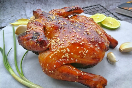 烤箱别闲置,教你做家庭版烤鸡,皮酥肉嫩