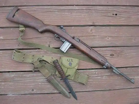 威力很低的m1卡宾枪,但士兵们都认为这款枪很"出色友好"