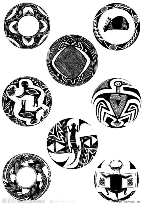 国外古典装饰花纹图片