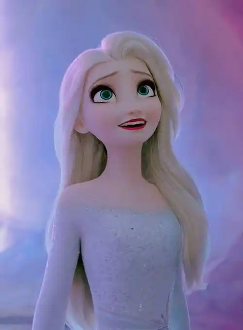 冰雪奇缘2 观众绝对没看过的素颜elsa_女王_样子_妹妹