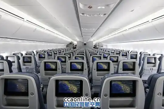 国航波音747-8飞机经济舱 摄影:张玉薇国航波音747-8经济舱 摄影:陈诚