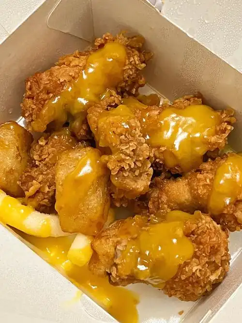 桐乡外卖这个炸鸡一定是来报恩的吧