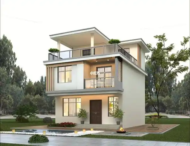 三层现代田园风格别墅