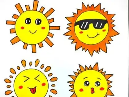 你喜欢哪一种画法,快来试试吧#创意简笔画 #简笔画 #太阳简笔画 #儿童