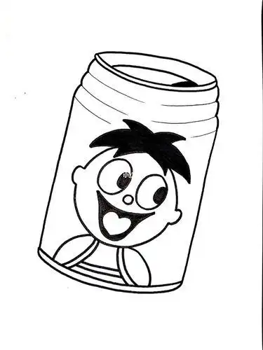 旺仔牛奶 创意儿童画 简笔画 马克笔 线描儿童画简笔画线描马克笔