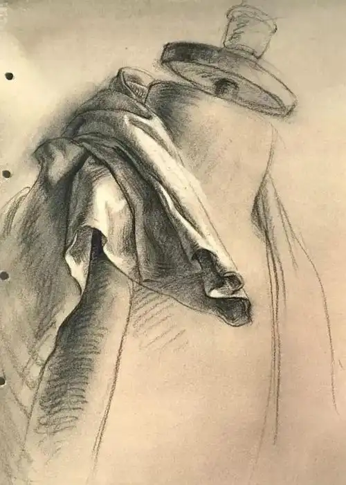 素描衣褶布褶的画法解析学习秘籍