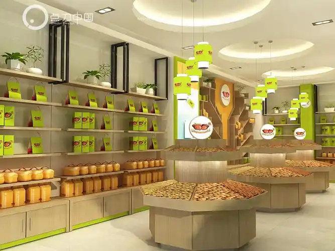 农产品店面设计,特产店面,水果店设计,干果店设计
