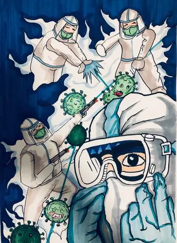 绘英雄风采 展民族精神——哈尔滨市美术教师线上抗疫主题绘画作品展