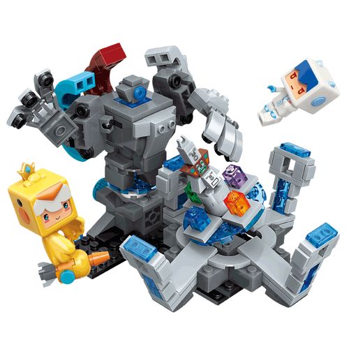 乐高迷你世界第二弹花小楼人仔大战远古巨人塑料积木