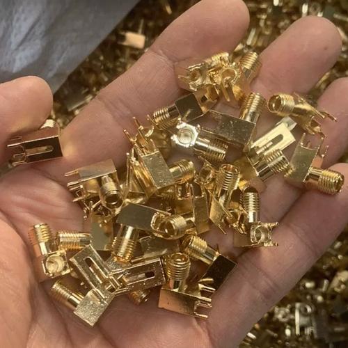 镀金废料炼金废料提炼黄金贵金属下炉电子镀金料洗金通讯镀金材料