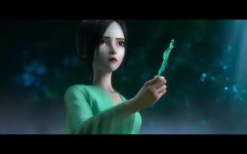 【白蛇缘起】小青cut01 开头青白戏水