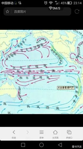反了,北半球的洋流是逆时针的