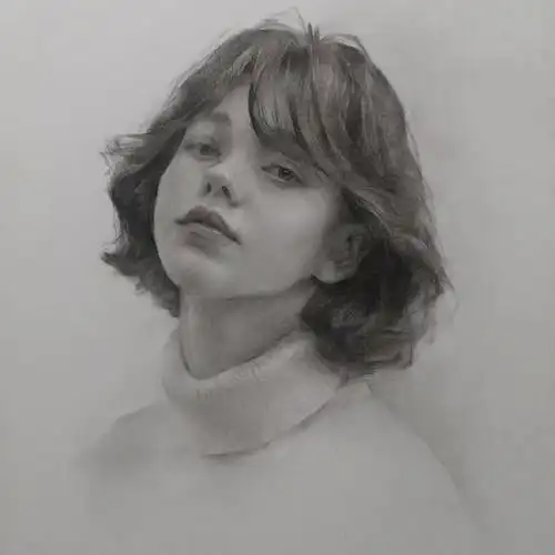 素描头像临摹高清大图