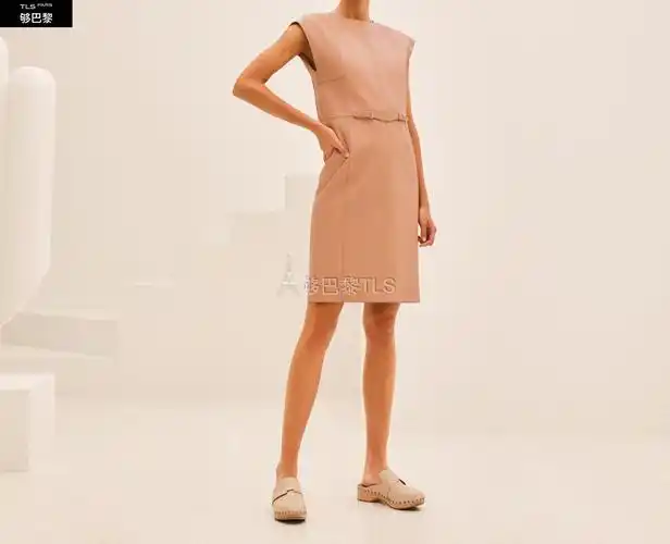 【包邮包税】 hermes爱马仕 21年春夏 女士 连衣裙 robe droite en