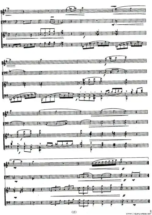 童年长笛大提琴钢琴简谱歌词