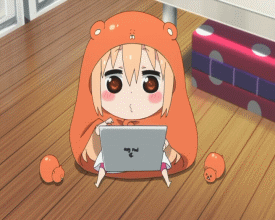 干物妹小埋动漫土间埋日本萌妹子可爱gif动图_动态图_表情包下载_soo