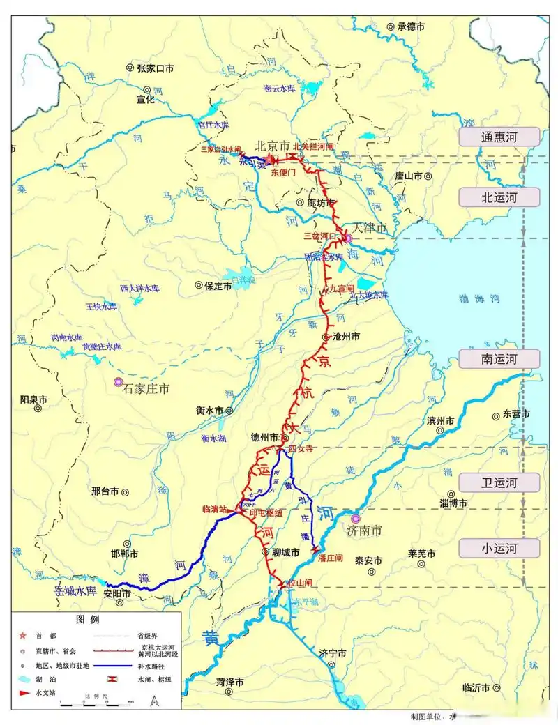【#京杭大运河再次实现全线水流贯通#】4月4日上午,随着南水北调东线
