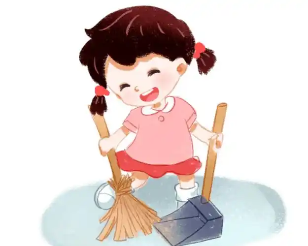 让小朋友爱上劳动会准备第二天去幼儿园的小书包学习整理自己的小床