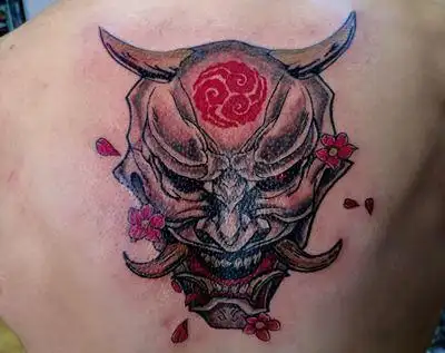 30张男生胸部胸口般若纹身图片