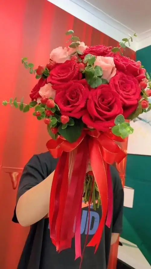 手捧花 #接亲花束 #新娘手捧花 #鲜花花束 #揭阳 #同城配送