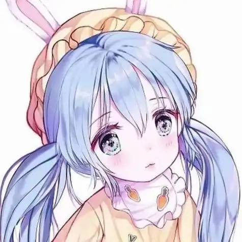 日系双马尾可爱动漫女生头像