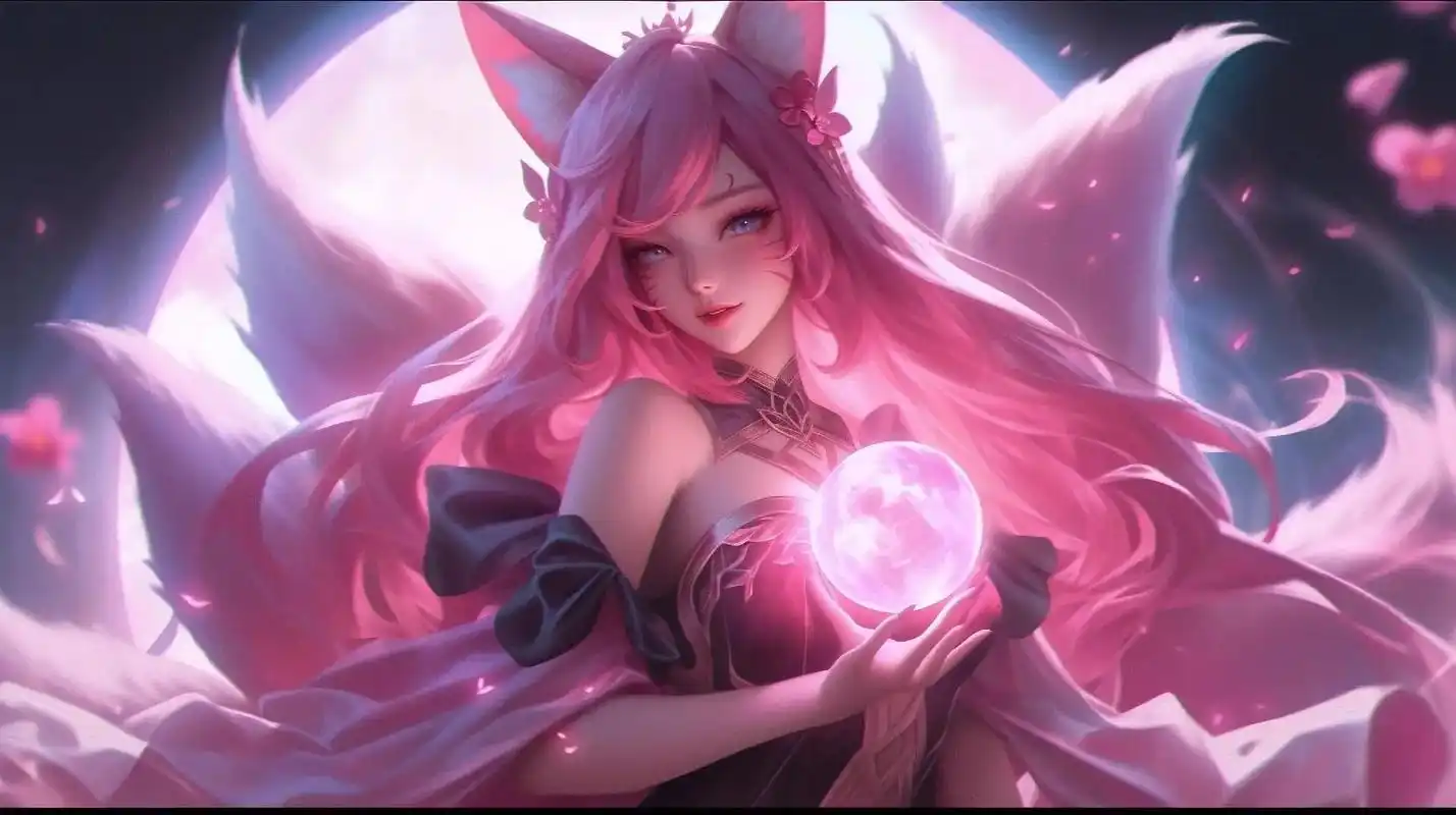 灵魂莲华阿狸.#ai绘画 #lol #灵魂莲华阿狸 - 抖音