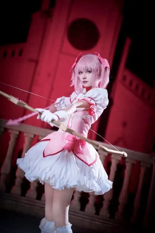 魔法少女小圆##cos正片##二次元cos大赏##鹿目圆