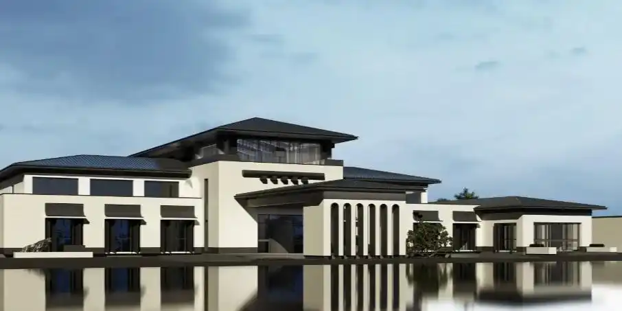 原创设计 新中式会所外立面改造方案