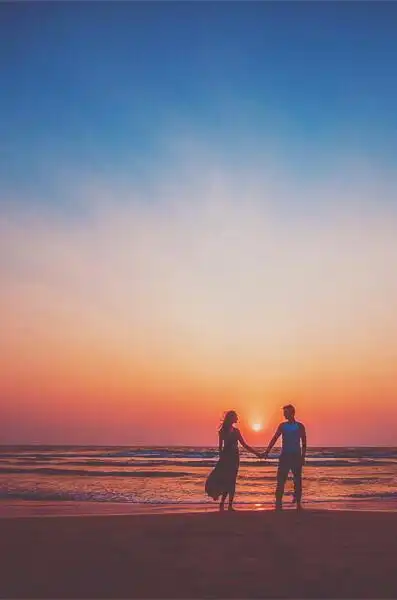 壁纸 手机 背景 iphone 爱情 情侣照 浪漫 夕阳 唯美 摄影 海边