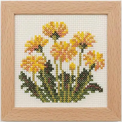 lecien 刺绣套件 小花框 十字绣 蒲公英 886