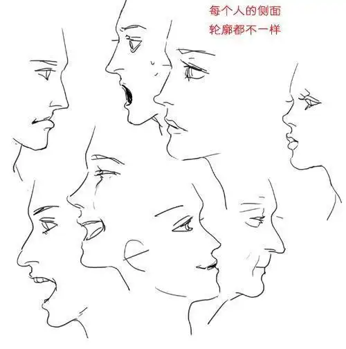 很有味道哦分别包括 以下是的一些我们精选的男生正面侧面头像简笔画