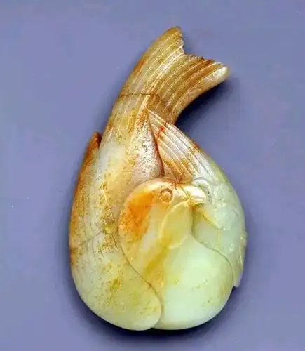 古代玉雕刻玉鸟