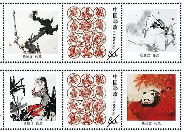 徐锦江贺年照曝光超级豪宅巨厅高楼底似艺术馆夫妇雕塑显气派