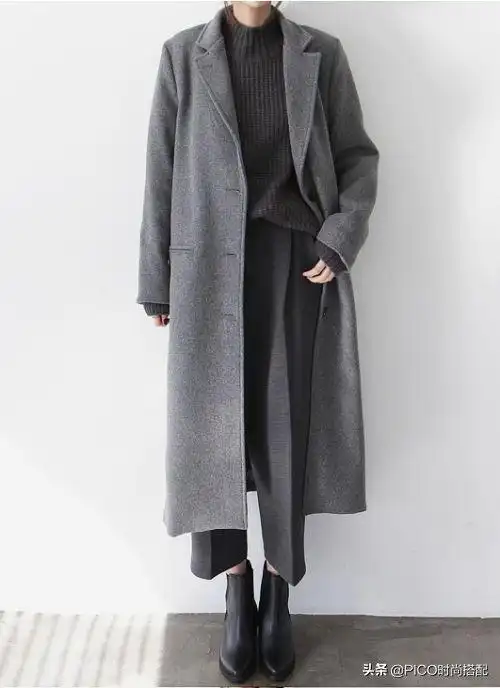 灰色大衣怎么搭让你看起来就很高级